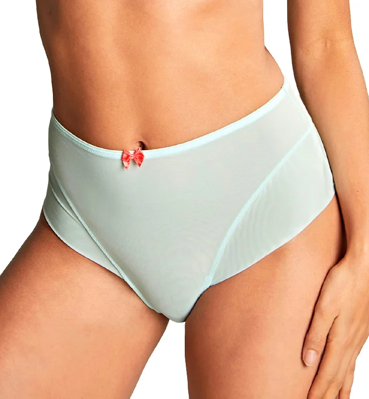 Panache Tango Essence Deep Brief (10963) - Aqua/Coral