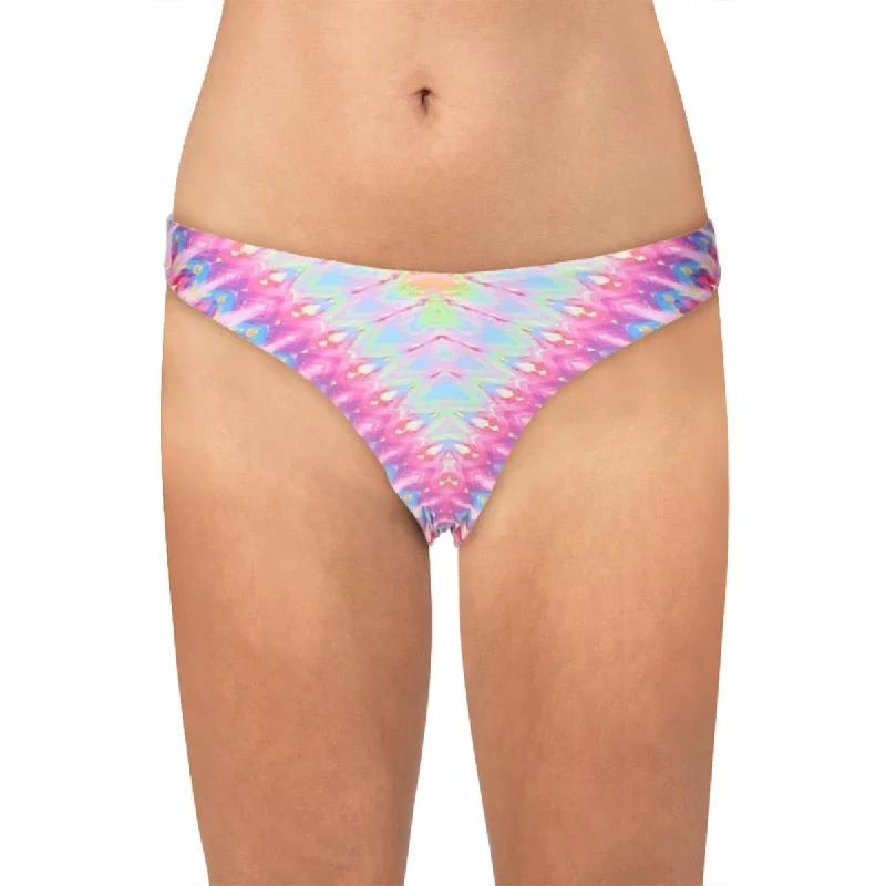 PilyQ Womens Printed Bikini Swim Bottom Separates