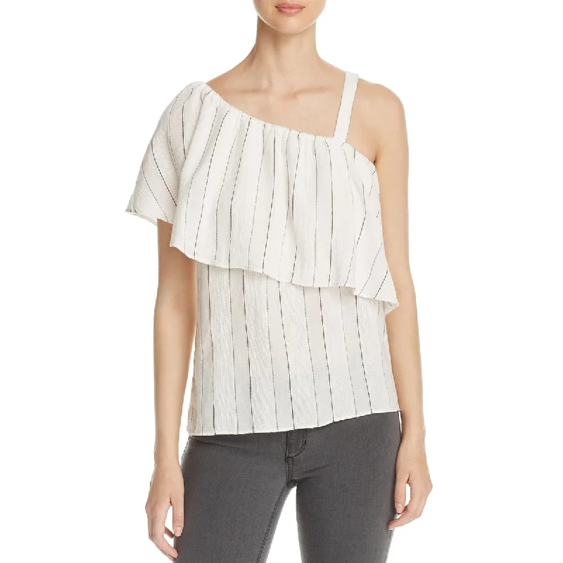 Sanctuary Womens Felicity Striped Popover Casual Top