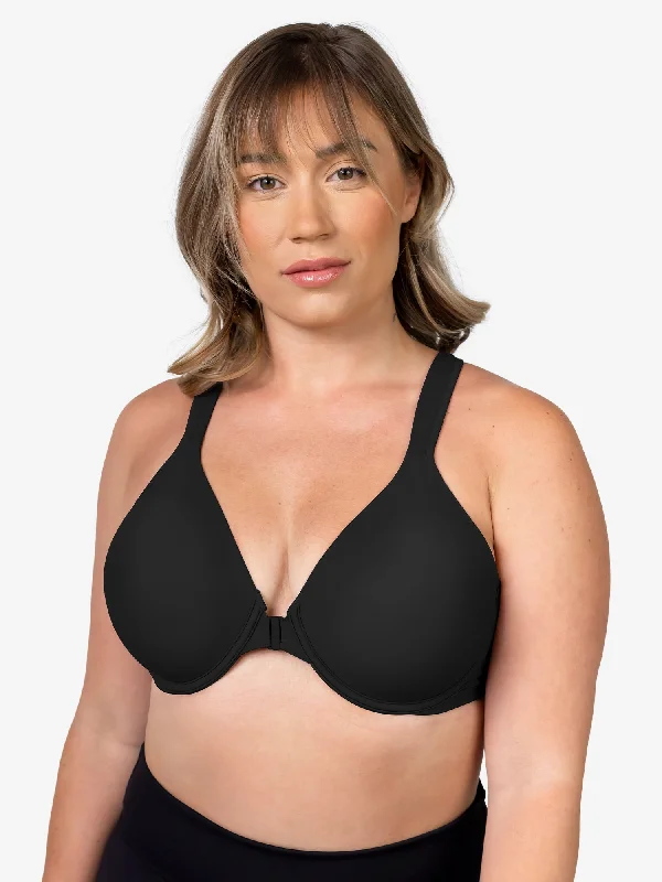 The Brigitte Racerback - Front-Closure Underwire T-Shirt Bra