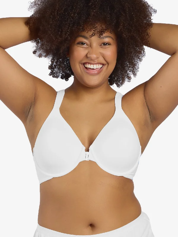 The Brigitte Racerback - Front-Closure Underwire T-Shirt Bra