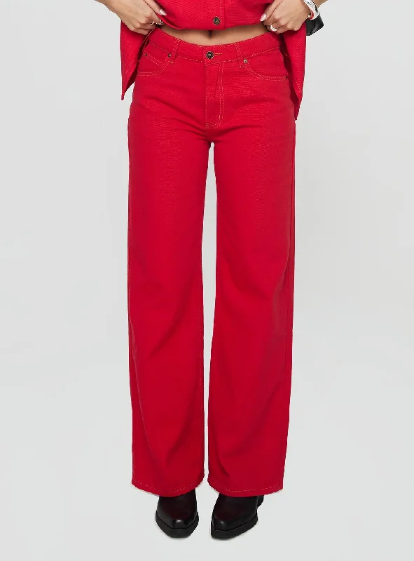 women's top must-have -Top Model Jeans Red