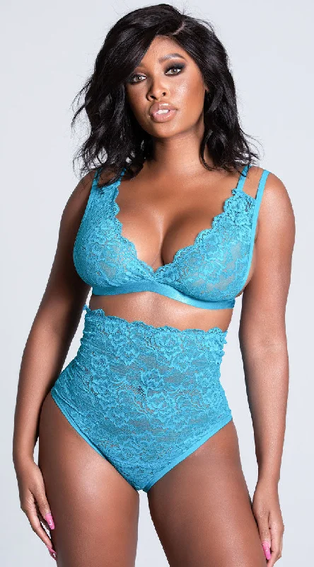 What Blue You Say Bra Set