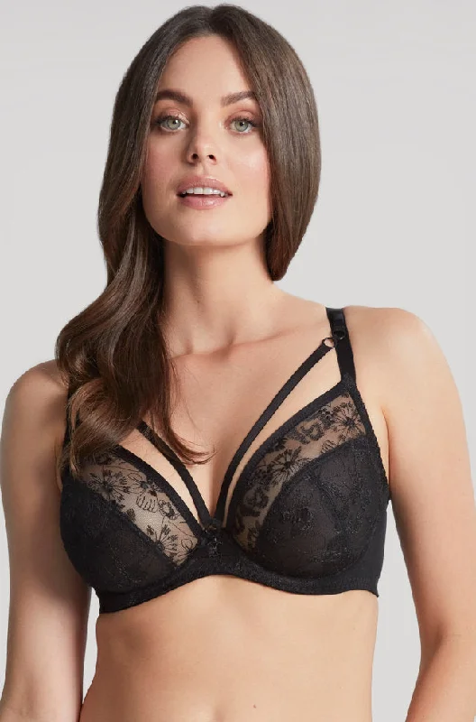 Yasmin UW Plunge Bra (Noir)