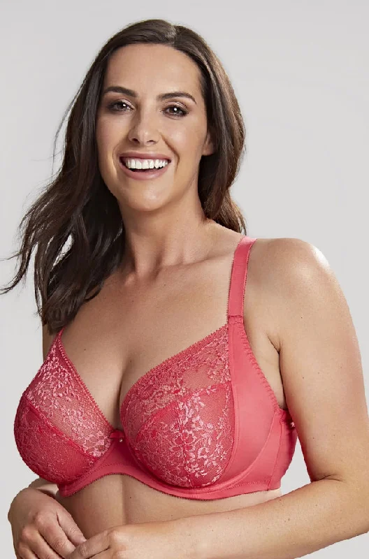 Roxie UW Plunge Bra (Hot Coral)