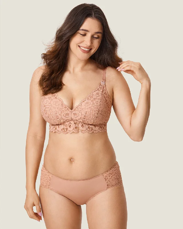 Supportive Lace Nursing Bralette