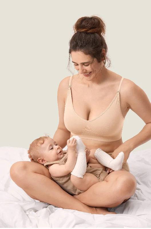 Seamless Soft Knit Nursing Bra