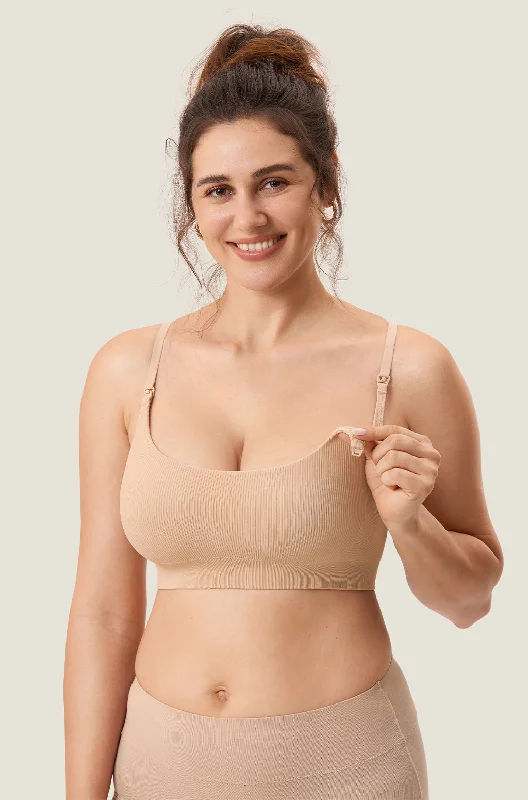 Ribbed Scoop Nursing Bralette