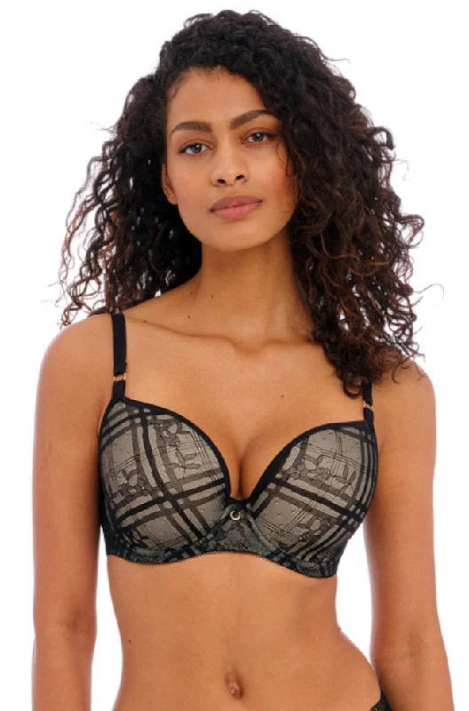 Fatale UW Moulded Plunge Bra (Black)