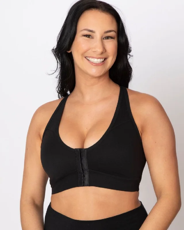 Bianca Pocketed Compression Front Close Wireless Bra