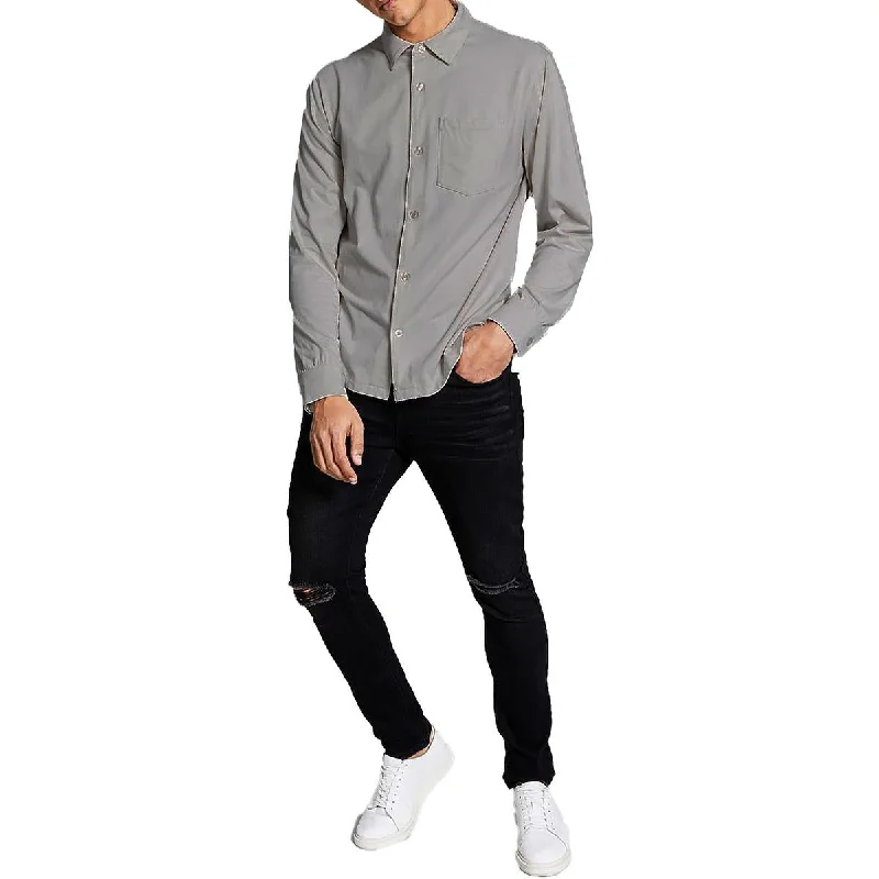 And Now This Mens Classic Fit Collared Button-Down Shirt