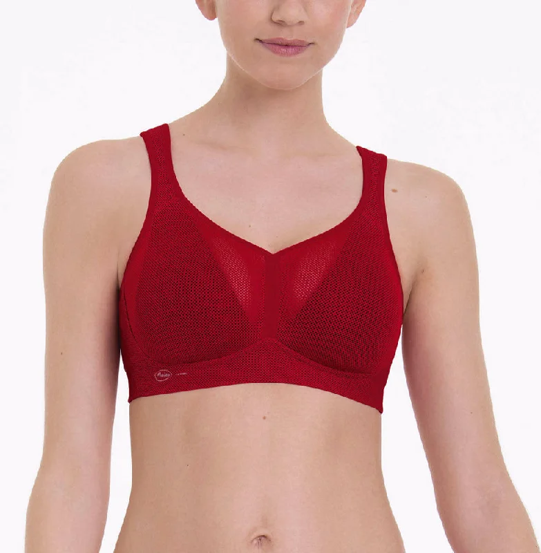 Anita Air Control Lipstick Red Sports Bra 5544