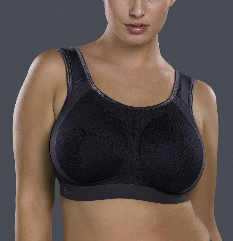 Anita Extreme Control Black Sports Bra 5567