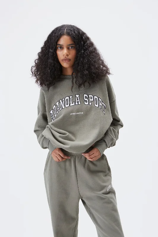 AS Oversized Sweatshirt - Olive Green