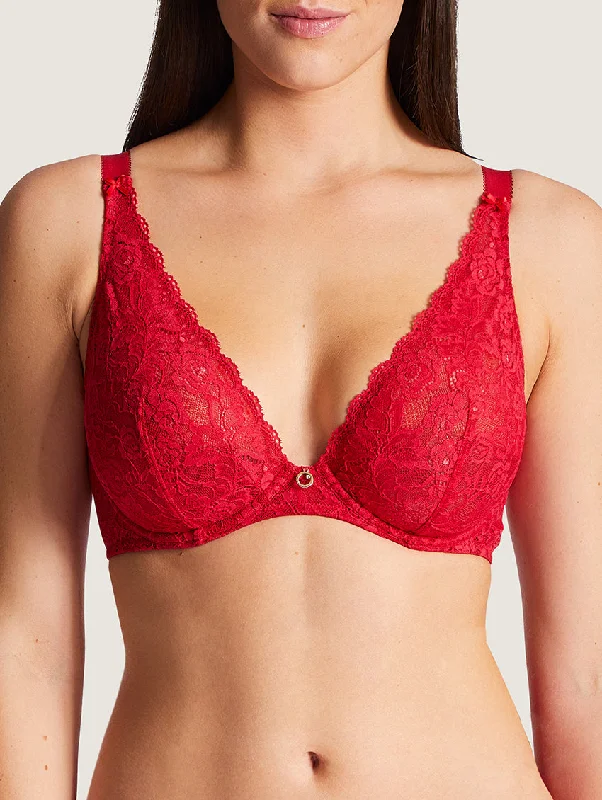 Aubade Rosessence Triangle Full Bust Plunge Bra