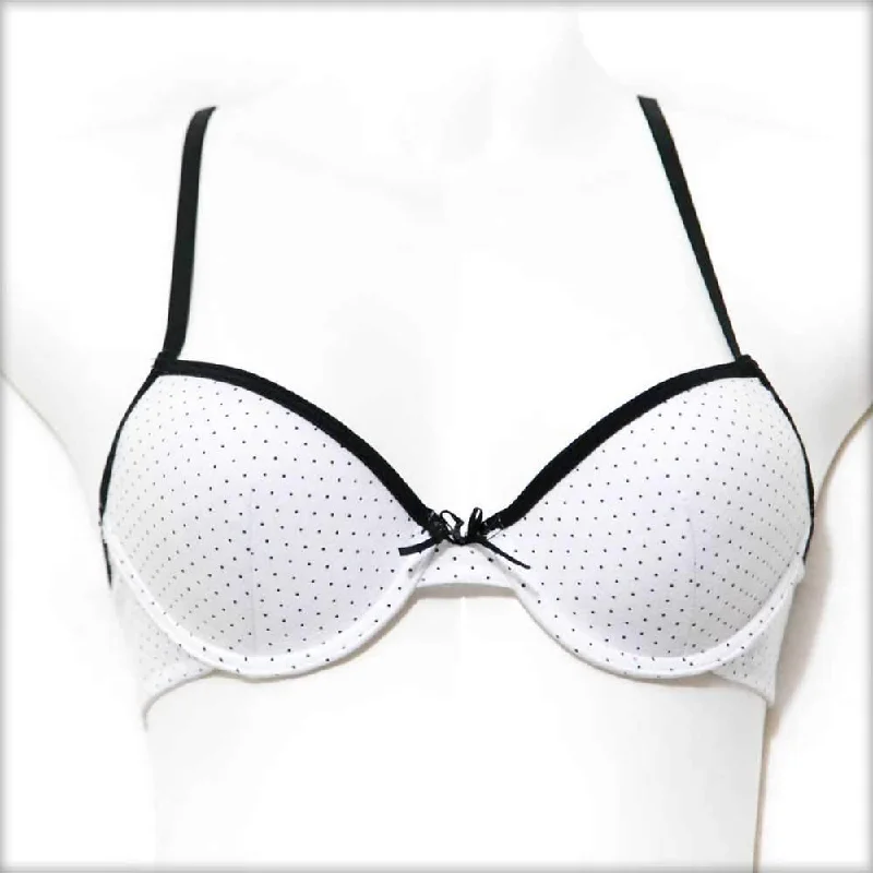 Black & White Polka Dotted Bra