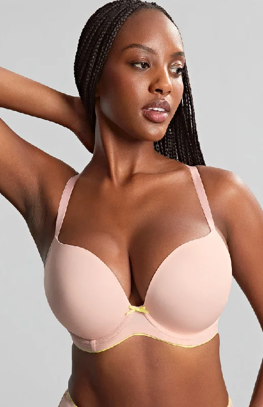 Faith Plunge Bra Blush Pink