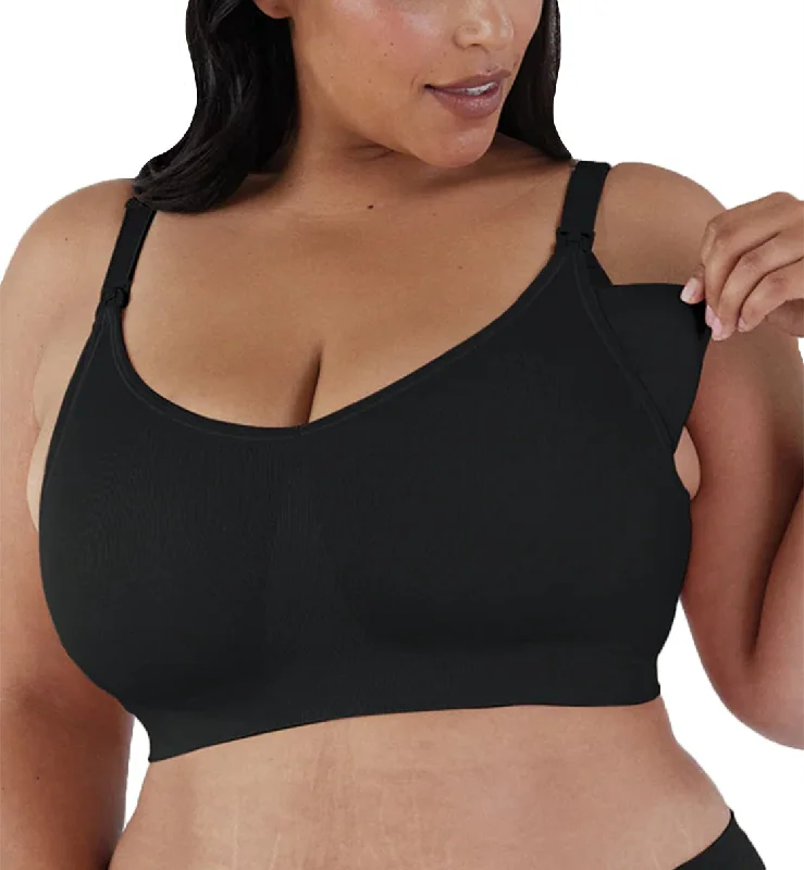 BRAVADO! DESIGNS Body Silk FULL CUP Seamless Nursing Bra (1401VFC) - Black