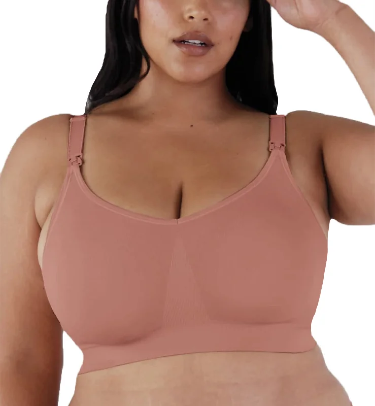 BRAVADO! DESIGNS Body Silk FULL CUP Seamless Nursing Bra (1401VFC) - Roseclay