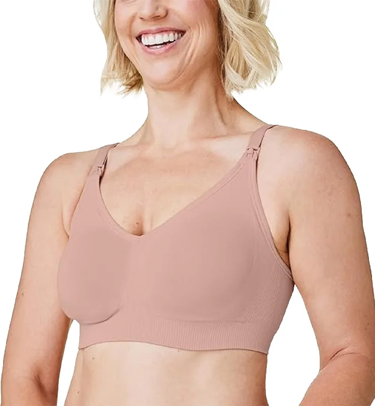 BRAVADO! DESIGNS Body Silk Seamless Nursing Bra (1401V) - Cameo