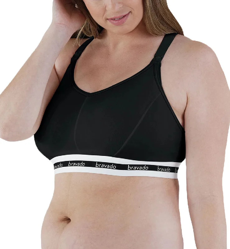 BRAVADO! DESIGNS Full Cup Original Nursing Bra (1015V) - Black