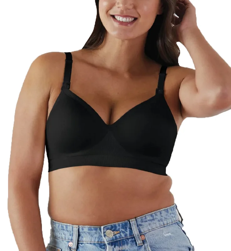 BRAVADO! DESIGNS Plunge FULL CUP Nursing Bra (11017VFC) - Black