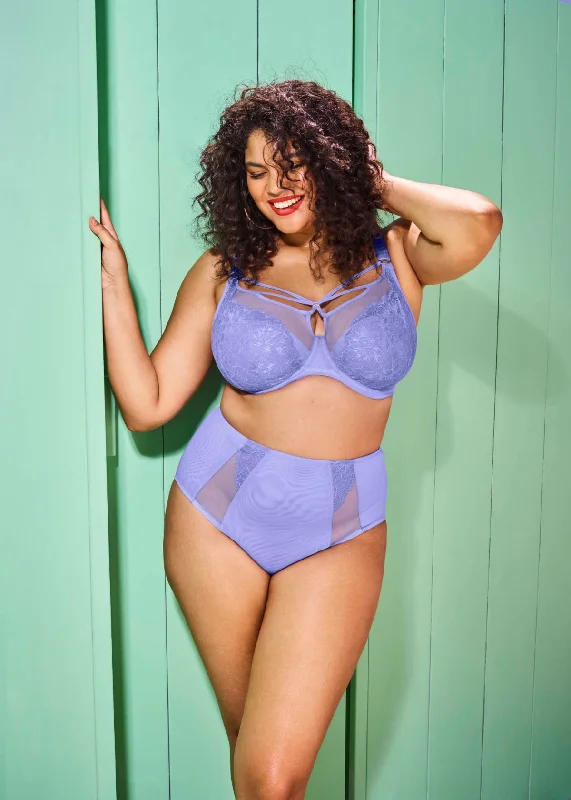 Brianna Underwired Plunge Bra In Jacaranda - Elomi