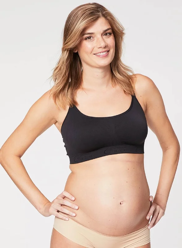 Cake Maternity: Cotton Candy Nursing Bra Black