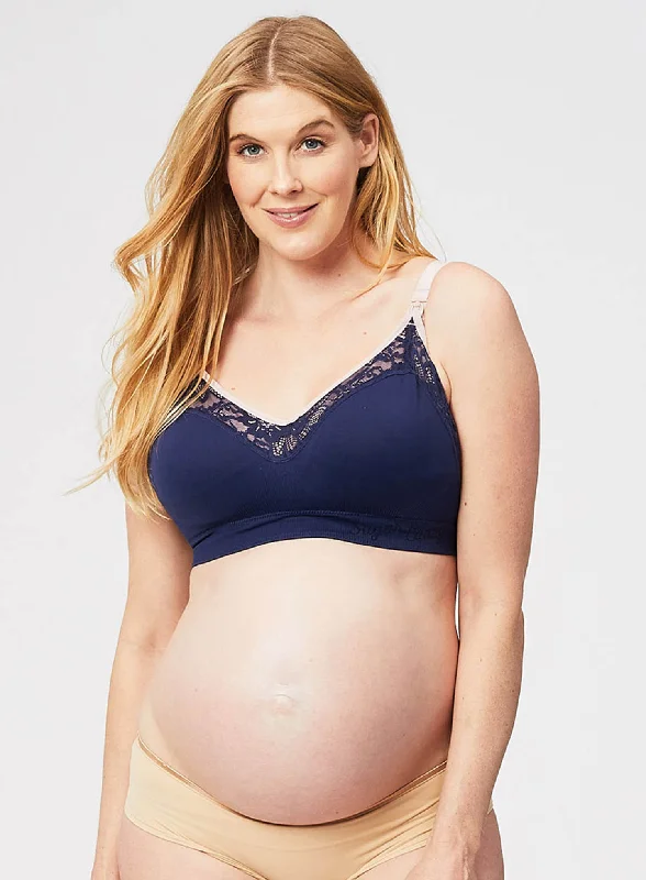 Cake Maternity: Lux Nursing Bra Navy