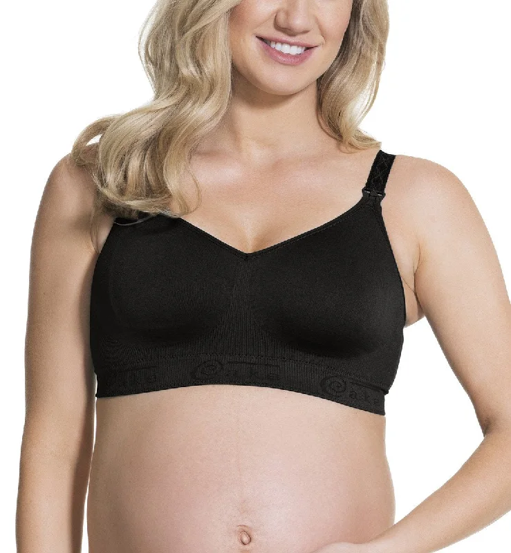 Cake Maternity Popping Candy Nursing Bralette (27-8005) - Black