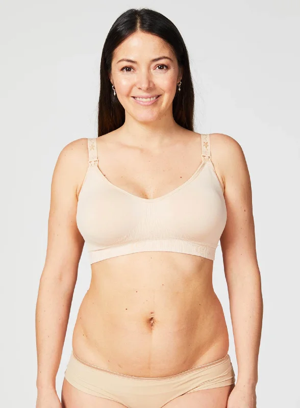 Cake Maternity: Rock Candy Seamless Bra Nude