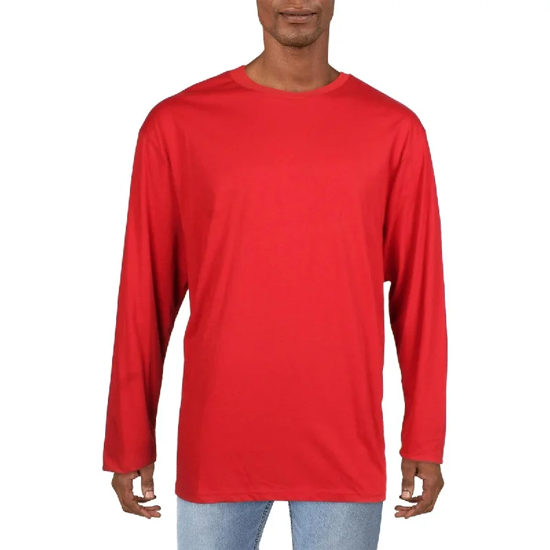 Club Room Mens Crewneck Comfy Sleep Shirt