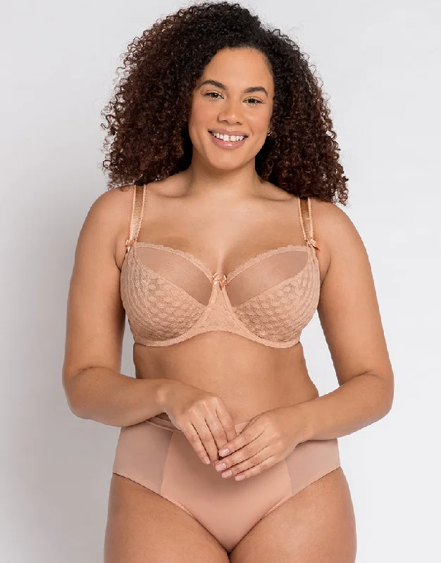 Curvy Kate Dottie Balcony Bra Latte