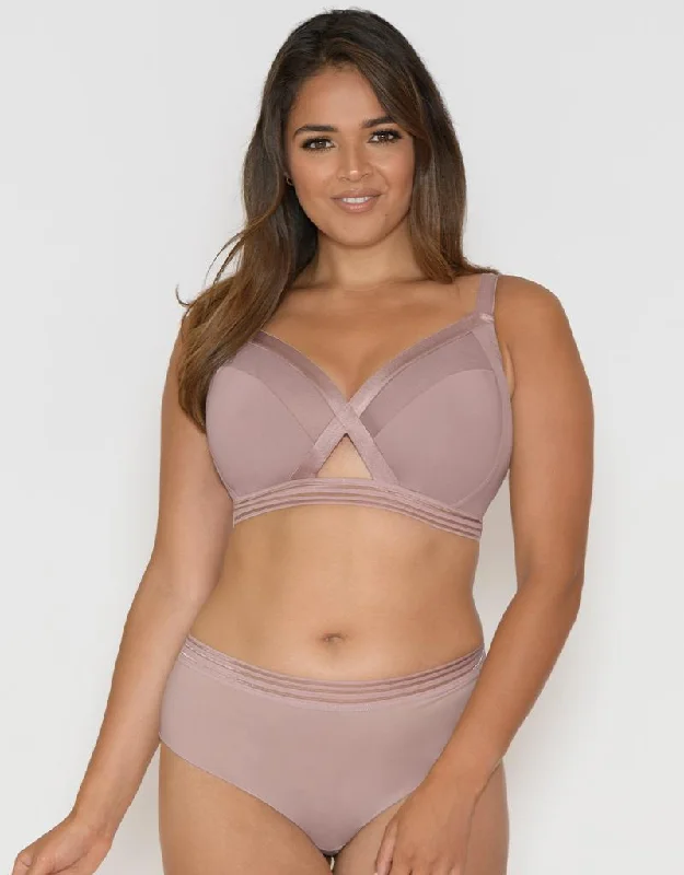 Curvy Kate Unwind Non-Wired Bralette Mink