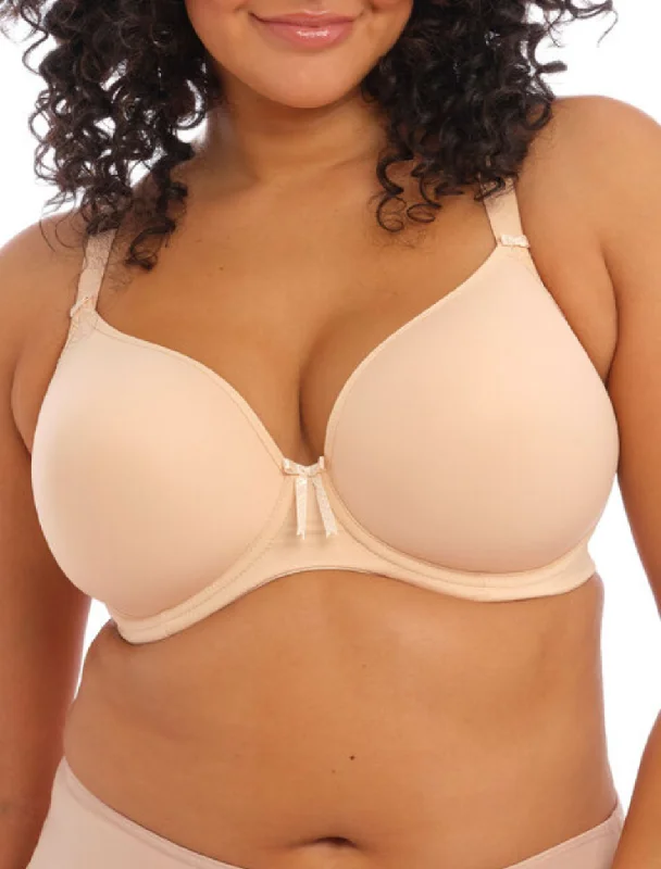 Elomi Bijou Underwire Banded Molded Bra, Sand | Sand Elomi Bijou Bras