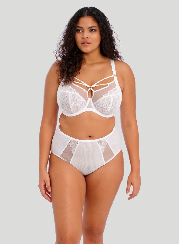 Elomi: Brianna Plunge Underwire Bra White