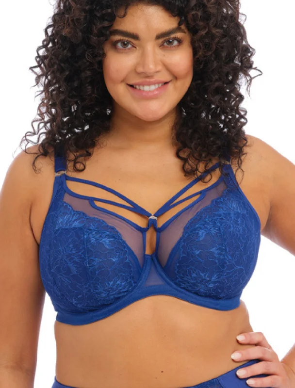 Elomi Brianna Underwire Plunge Bra, Lapis Blue