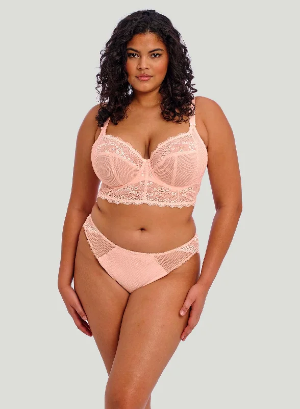 Elomi: Charley Plunge Longline Bra Ballet Pink