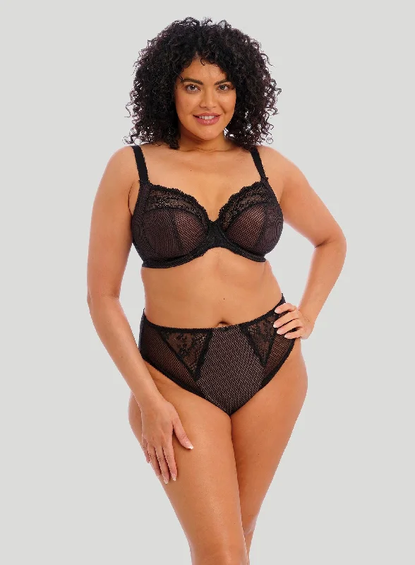 Elomi: Charley Stretch Plunge Bra Black