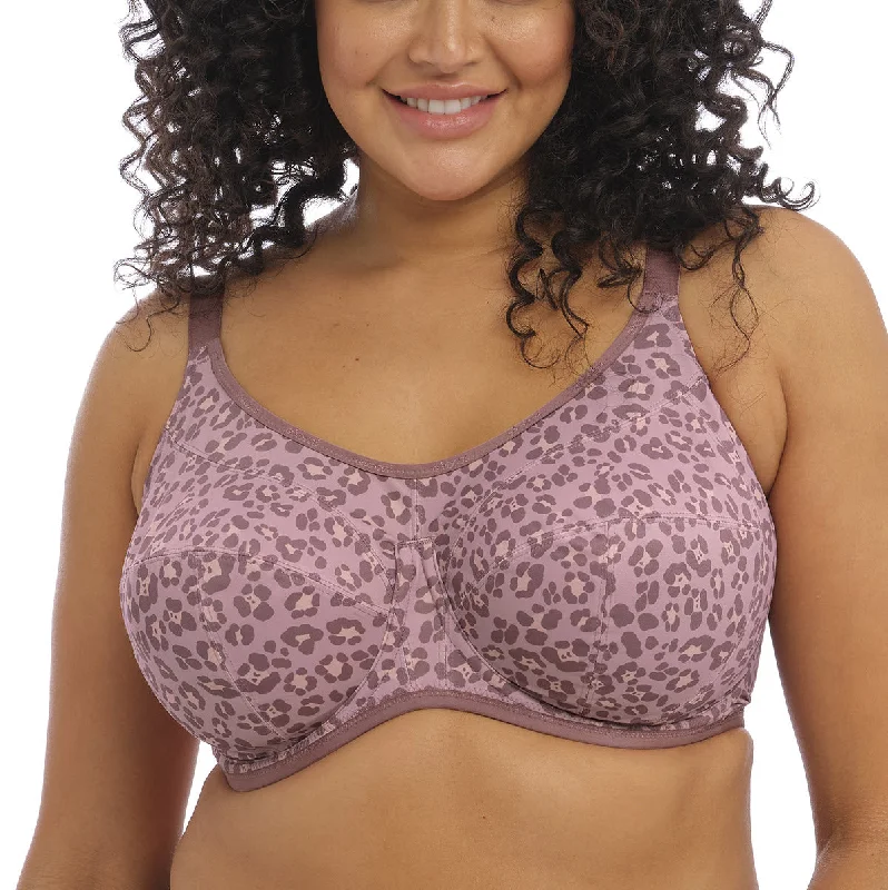 Elomi Energise Dusky Leopard Sports Bra 8042