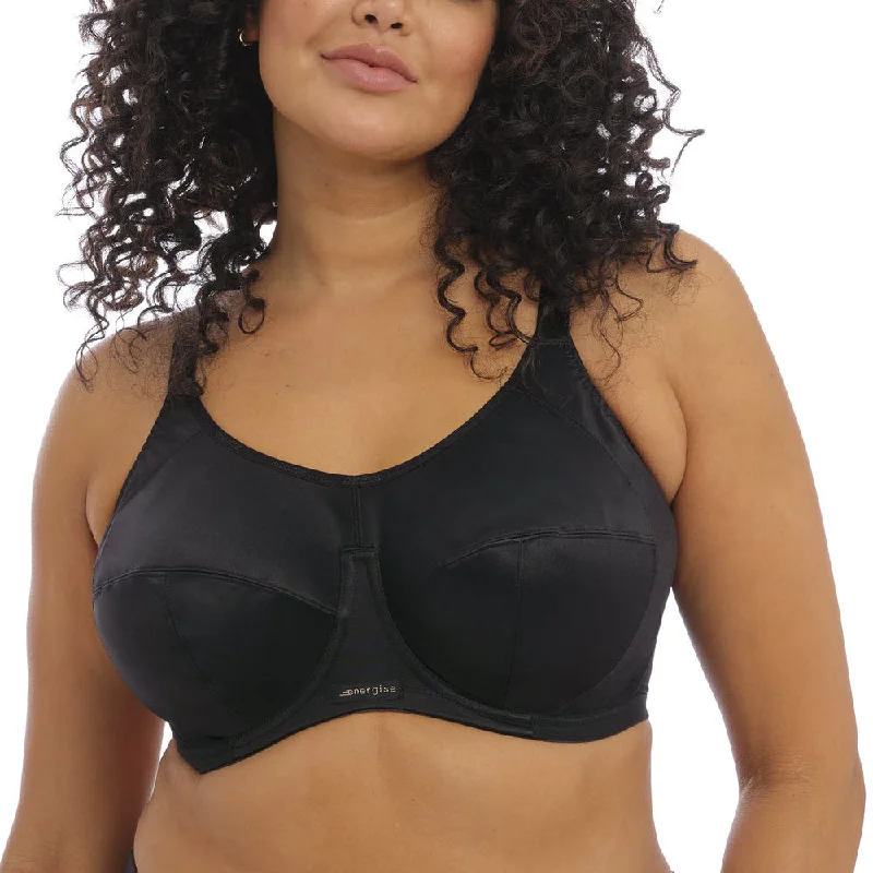 Elomi Energise Black Sports Bra 8041