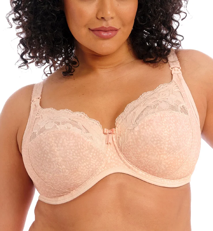 Elomi Molly Stretch Lace Underwire Nursing Bra (4542) - Cameo Rose