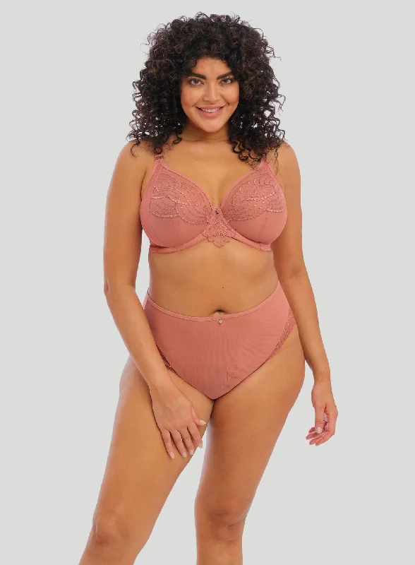 Elomi: Priya Underwire Plunge Bra Rose Gold