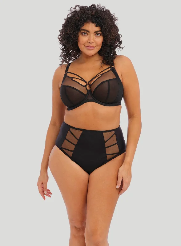 Elomi: Sachi Underwired Plunge Bra Black