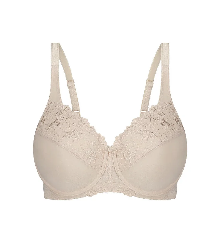 EMBROIDERED MINIMISER BRA