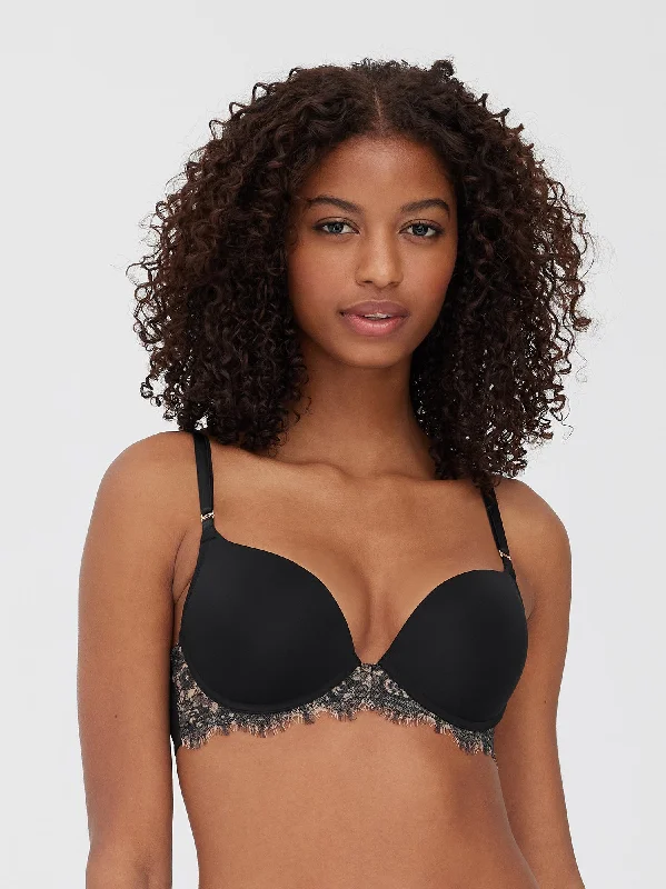 Entice Lace Push-Up T-Shirt Bra