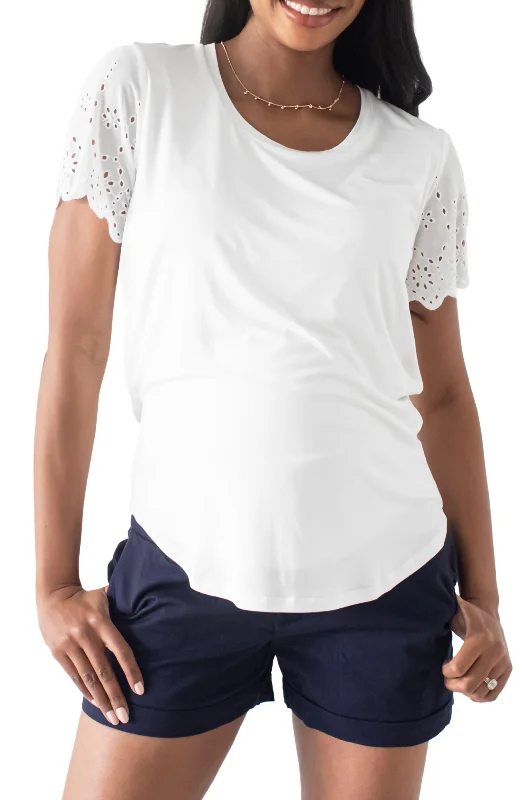 Everyday Eyelet Tee