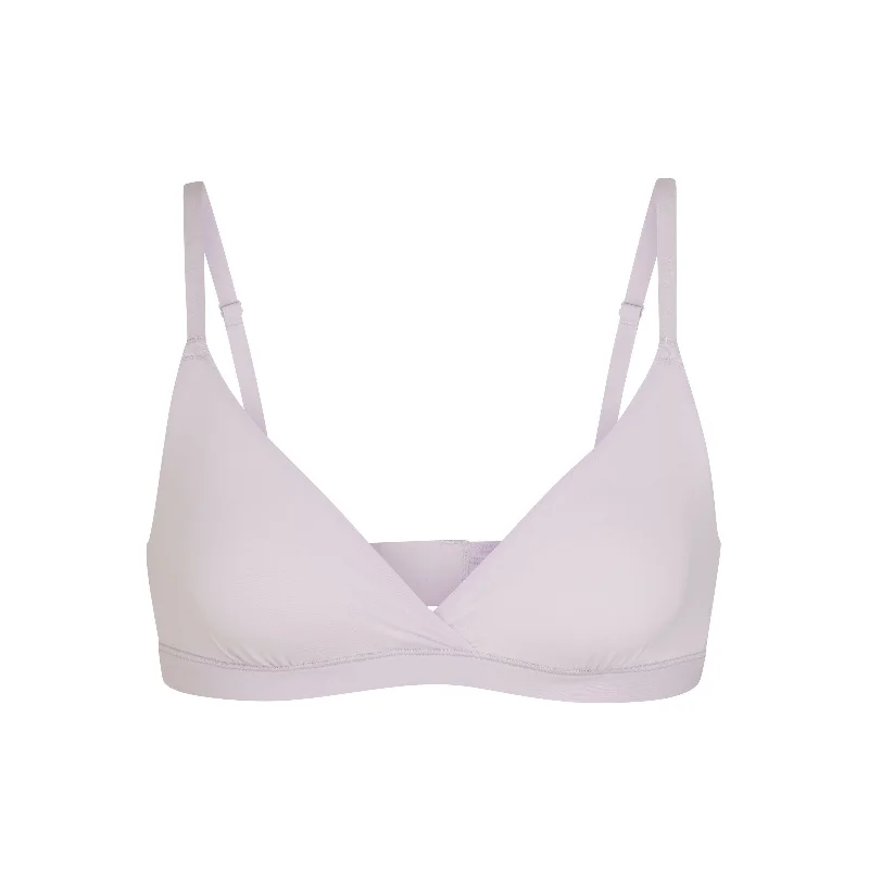 FITS EVERYBODY CROSSOVER BRALETTE | IRIS MICA