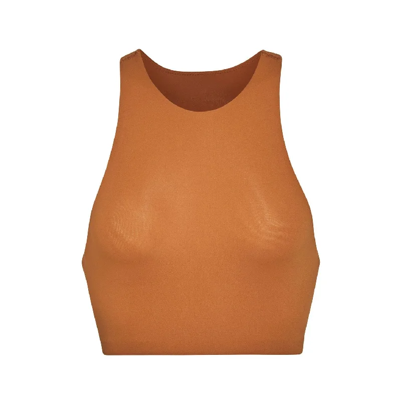 FITS EVERYBODY HIGH NECK BRA | COPPER