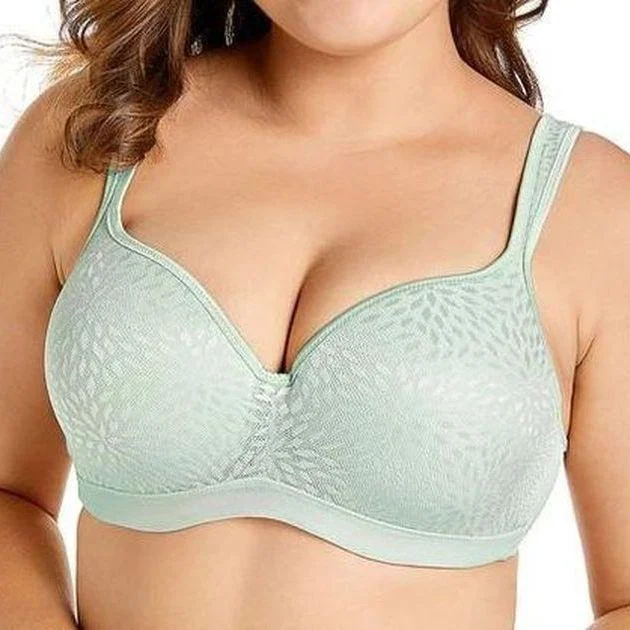 Foam Contour Jacquard Light Cyan Bra